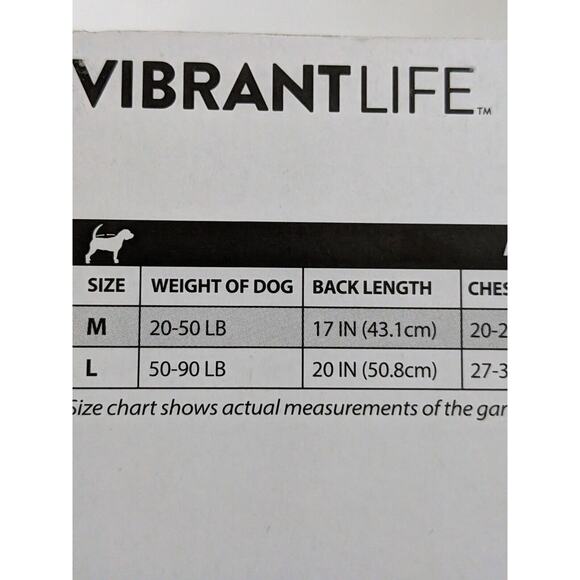 NEW Vibrant Life M Medium DOG Tie Dye Blue TSHIRT Shirt Top New Beagle Poodle - Picture 5 of 5